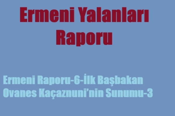 Ermeni raporu 6 -3