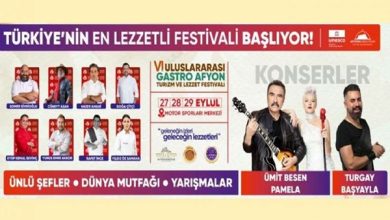 6 uluslararasi gastroafyon turizm ve lezzet festivali