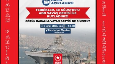 vatan partisi izmir il başkanlığı