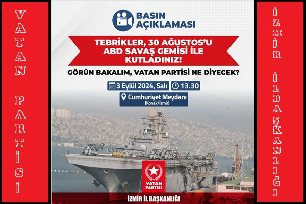 vatan partisi izmir il başkanlığı