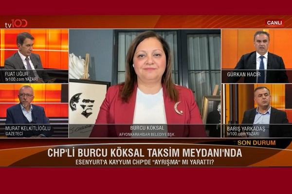 Başkan Burcu Köksal, Tv100’de Konuştu