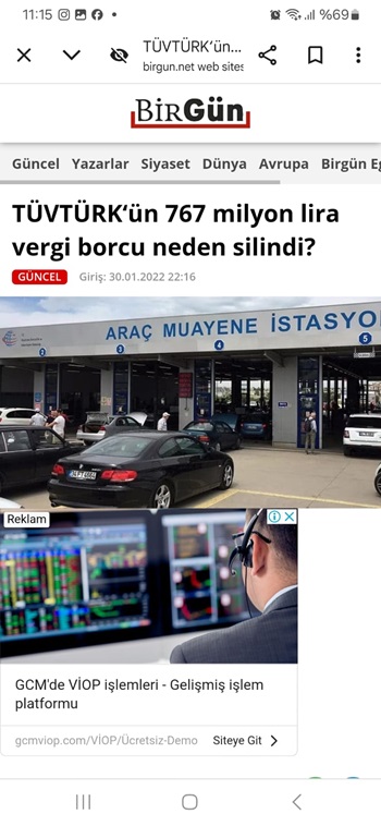 Tüvtürk'ün vergi borcunu neden sildiniz