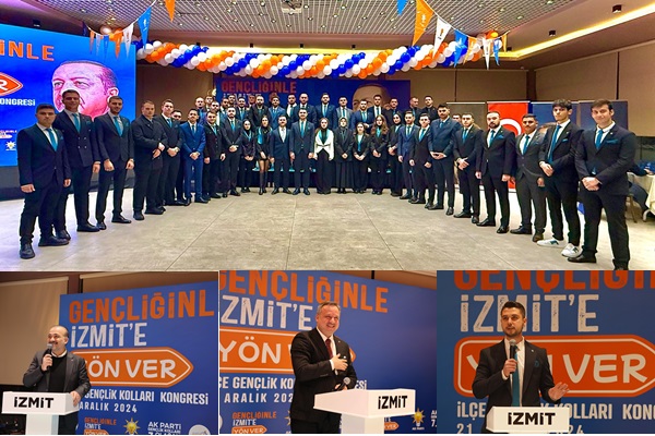 AK Gençlerden İzmit’te Şölen Gibi Kongre