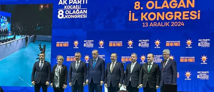 Ak Parti Kocaeli 8. olağan İl Kongresini tamamladı