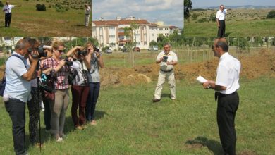 Bahri Odabaş kobi alanında basın toplantısı