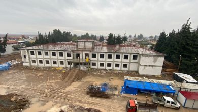 Büyükşehir'in Hatay'daki okul binası yükseliyor