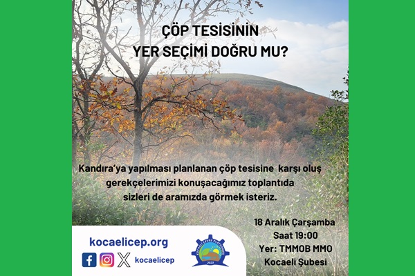 Çöp Tesisinin Yer Seçimi toplantısı