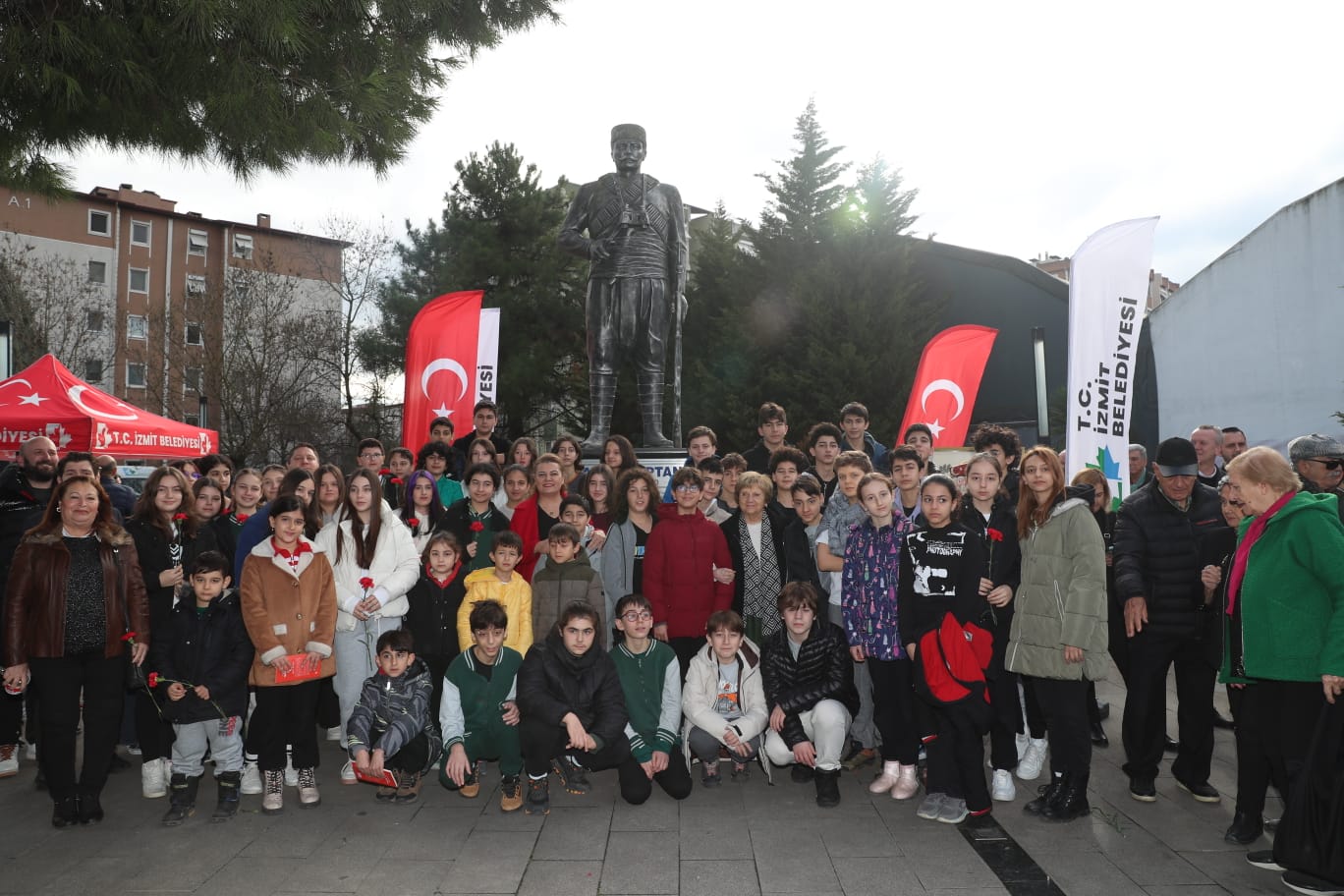 İzmit Belediyesi Milli Mücadele Kahramanı Yahya Kaptan’ı unutmadı