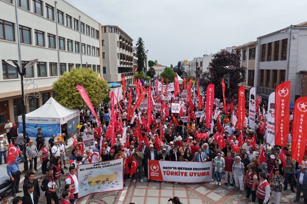 Vatan Partisi Kocaeli Örgütü Edirne Mitingine Katıldı