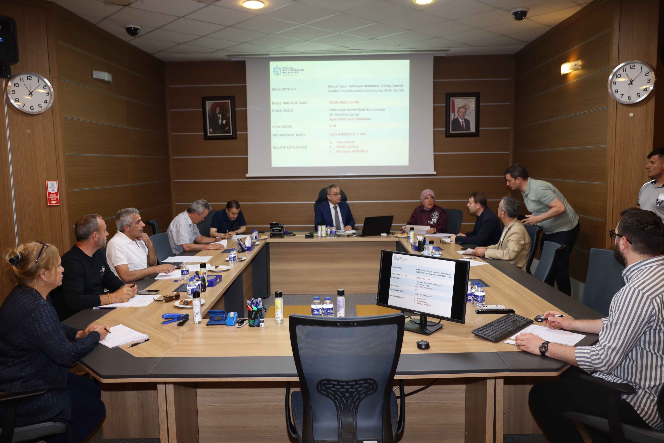 Büyükşehir Encümeni'nde kiralama ihaleleri tamam