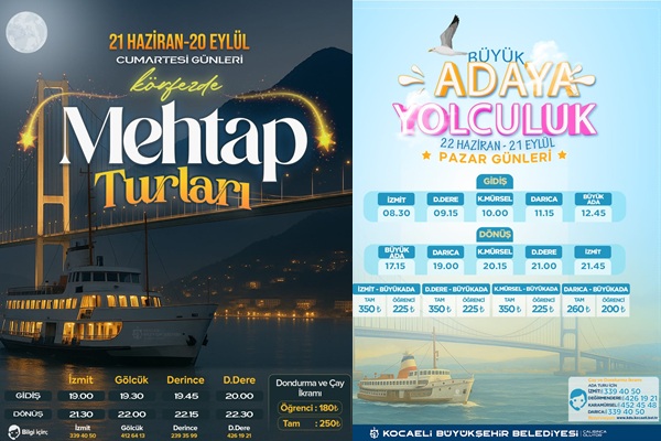 Kocaeli Büyükşehir’den yaz akşamlarına davet