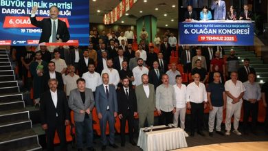BBBP Darıca 6. Olağan Kongresi Coşkuyla Gerçekleşti