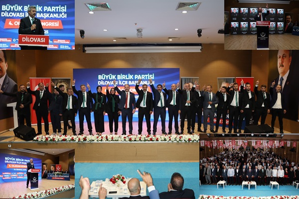 Büyük Birlik Dilovası’nda 4. Olağan Kongre Coşkusu
