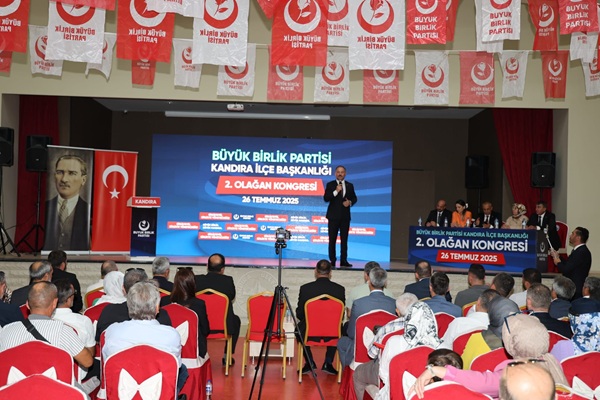Büyük Birlik Partisi Kandıra 2. Olağan Kongresi Gerçekleşti