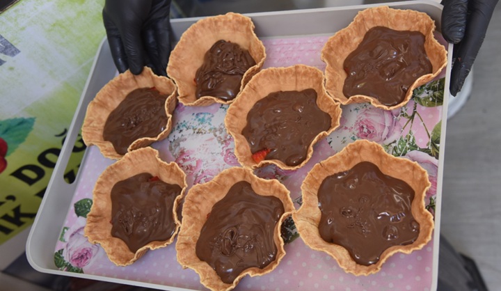 Fındık Çeşmesinden açılış ikramı