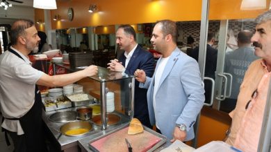 Metehan Küpçü, esnaf ziyareti
