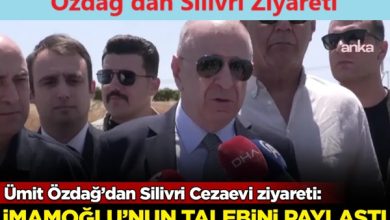 Ümit Özdağ, Silivri ziyareti sonrası açıklama yaptı