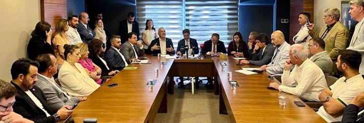 CHP heyeti İl Başkanlığında
