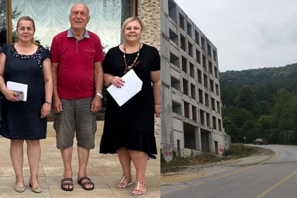 Maşukiye Yolunda Yarım Kalmış Bina Turizm Ve Doğa İçin Tehdittir