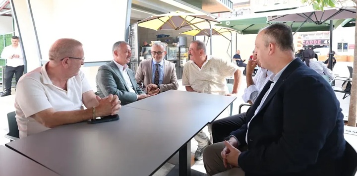Başkan Büyükakın Mola Park'ta Mola verdi