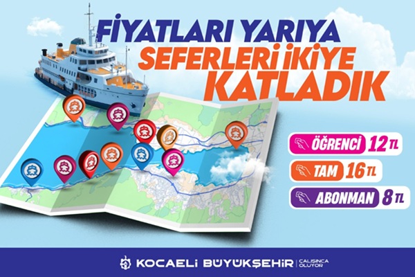 Büyükşehir Ücretleri Yarıya İndirdi
