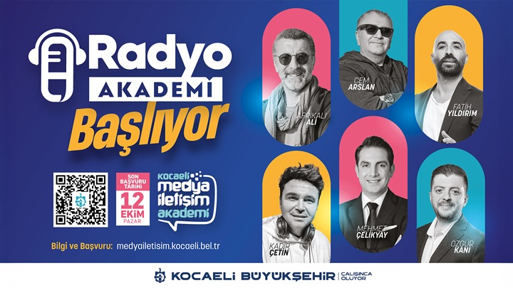 Geleceğin gazetecileri Kocaeli'de yetişecek Radyo eğitim programının eğitmenleri