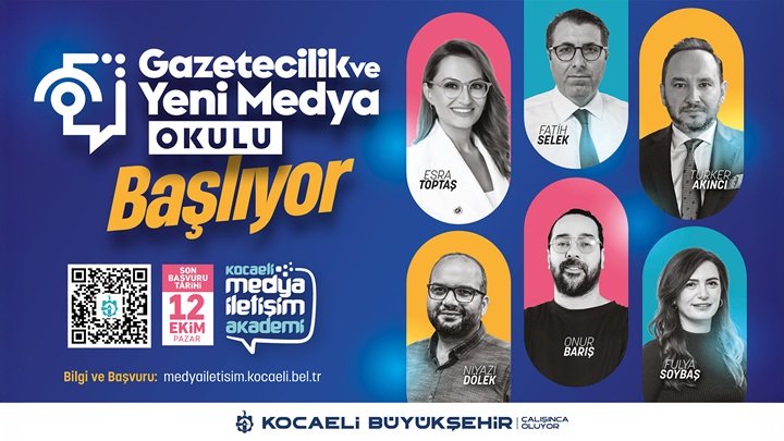 Geleceğin gazetecileri Kocaeli'de yetişecek programının eğitmenleri