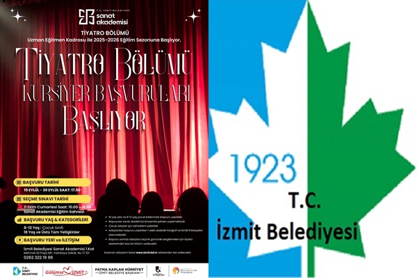 İzmit Belediyesi Sanat Akademisi’nde tiyatro heyecanı başlıyor