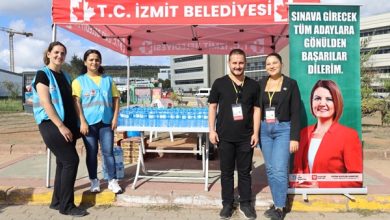 İzmit Belediyesinden KPSS adaylarına destek