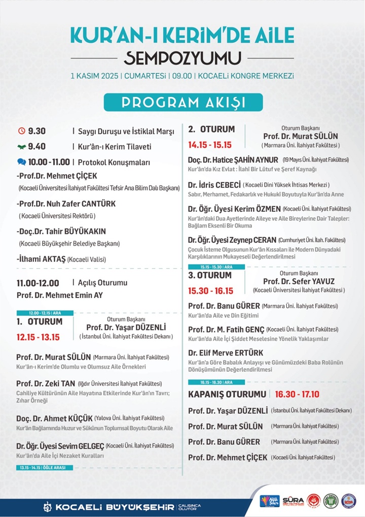 Aile Sempozyumu Progmamı