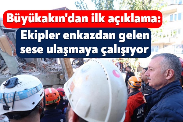 Gebze'de Yıkılan Binada Arama Kurtarma Çalışmaları Sürüyor