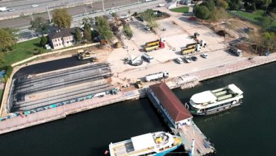 İzmit 1 Mart Vapur İskelesi Otoparkının yüzde 85 tamamlandı