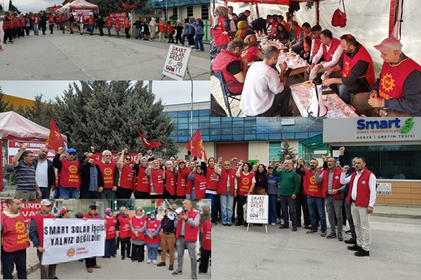 Smart Solar Grev'inde Kazanan İşçiler Olacak