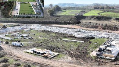 75 dönümlük dev tesiste ilk kazma vuruldu