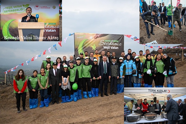 Kocaeli’de 65 Bin Fidan Toprakla Buluştu