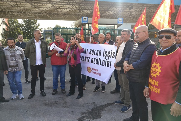 Smart Solar Grevini ziyaret eden Sevda Karaca, Tek bir yasamız var, Birliğimiz