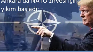 Ankara’da NATO zirvesi için yıkım başladı