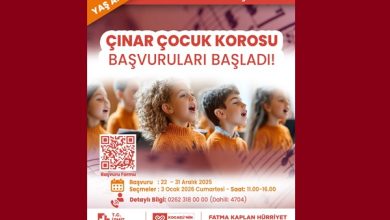 Çınar Çocuk Korosu’nda Yeni Dönem Başvuruları başladı