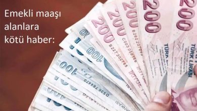 Emekli Maaşı Alanlara Kötü Haber