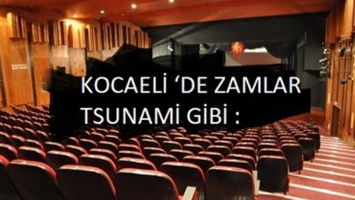 Kocaeli’de Zamlar Tsunami Gibi